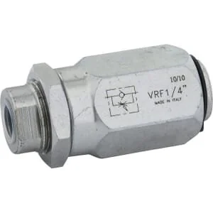 Oleodinamica Marchesini - C056V0540 - Valvola di non ritorno a farfalla tipo barilotto VRF, G1/4 pollici