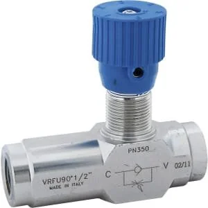 Oleodinamica Marchesini - C056V0583 - Valvola di regolazione e di controllo VRFU 90°, G 1/2 pollici