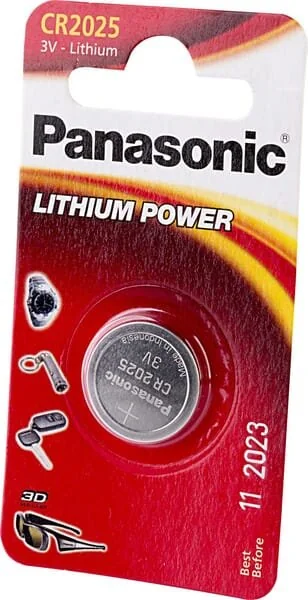Panasonic - 1772882025 - Batterie CR 1220/3-V a bottone