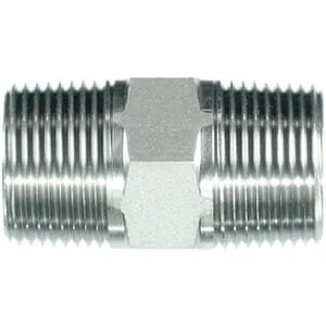 PH Hydraulik - DNN02SS - Adattatore dritto NPT SS
