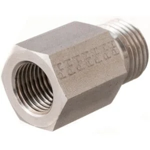 PH Hydraulik - GAS8SR14SS - Raccordo a tre pezzi femmina 8S x 1/4 inches BSP SS
