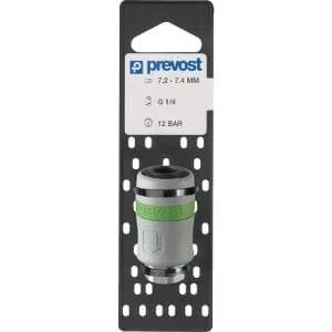 Prevost - ERG071101P001 - Raccordo rapido Prevost con filettatura femmina BSP1/4"