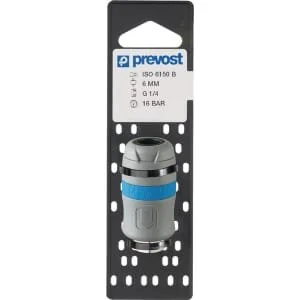 Prevost - IRG061101P001 - Collegamento rapido di sicurezza Prevost per filettatura maschio BSP1/4"
