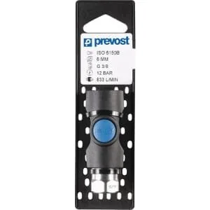 Prevost - ISI061102P001 - Collegamento rapido di sicurezza Prevost per tubo con filettatura BSP 3/8"