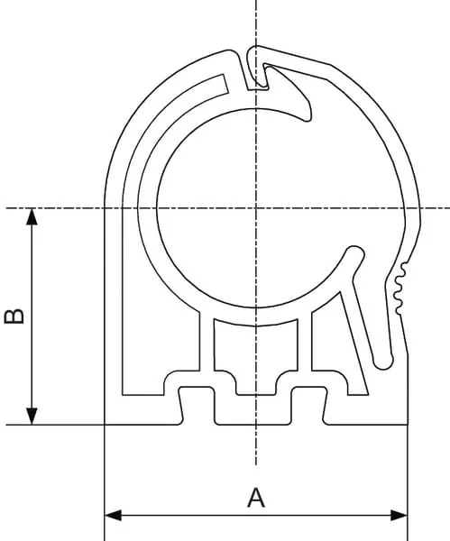 Prevost - PPS1CI32 - Alluminio Morsetto per tubo