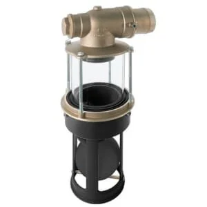 Riv - RIV41160 - Valvola di troppopieno GOLD con vetro spia