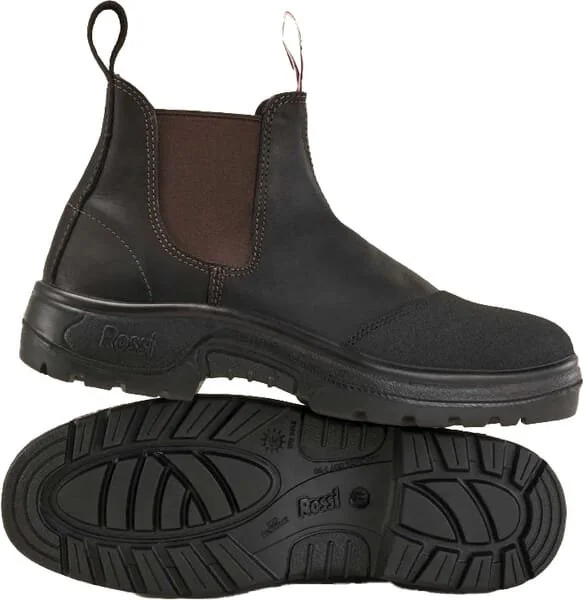 Rossi Boots - ROS79513 - Stivali da rivenditore, di sicurezza, Taglia 48, marrone scuro, 795 Hercules, Rossi