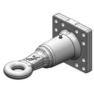 Scharmüller - 006656220A02 - Occhio di traino girevole F2 160x60