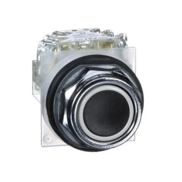 Schneider Electric - 9001KR1BH13 - Pulsante NO+NC, nero, 30mm
