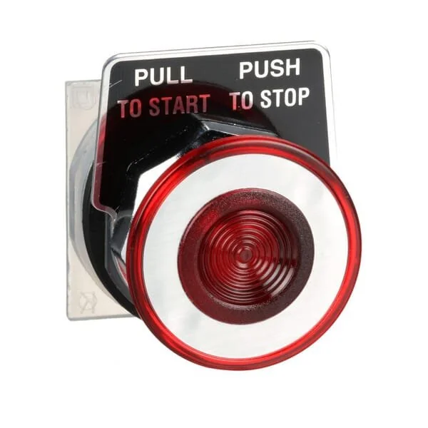 Schneider Electric - 9001KR9R - Pulsante, rosso, 30mm