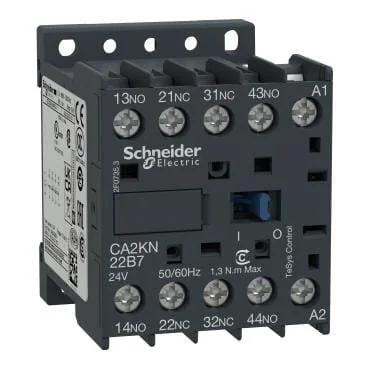 Schneider Electric - CA2KN22B7 - Contattore ausiliario 2NO/2NC