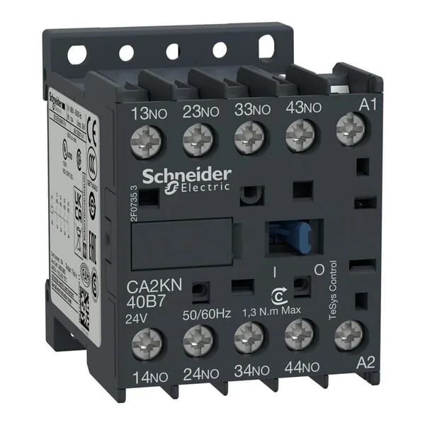 Schneider Electric - CA2KN40B7 - Contattore ausiliario 4NO