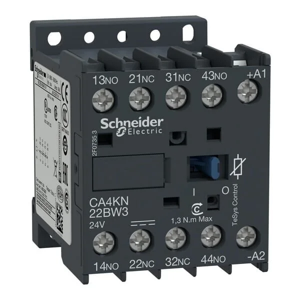 Schneider Electric - CA4KN22BW3 - Contattore ausiliario 2NO/2NC