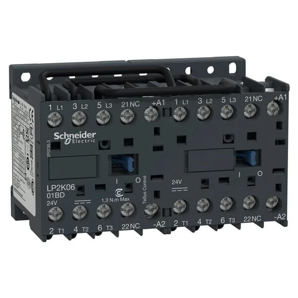 Schneider Electric - LP2K0601BD - Contattore di inversione 6A 2.2kW