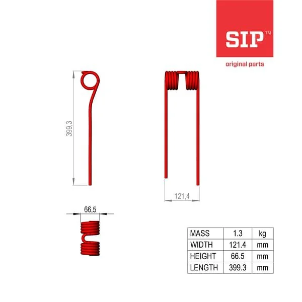 SIP SI - 155170101A - Molla dente