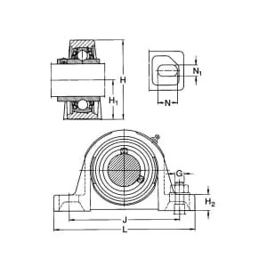 SKF - 7500SYJ516 - Alloggiamento cuscinetto