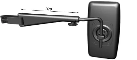 Smat Nord - 6393001 - Specchio con supporto, sinistro