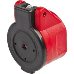 Stauff - B328SZ106RT003C1 - Coperchio presa ISO12.5 con una fessura - rosso e nero, SZ106RT003C1