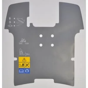 Stiga - 1143691803 - Etichetta di sicurezza per pavimenti 17/18 Villa ME