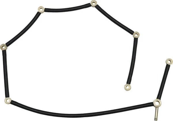 Techpom - 26900089009520 - Linea di troppo pieno carburante per C-385 6 cilindri