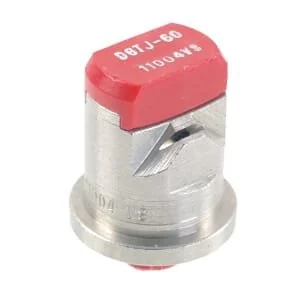 Teejet - DGTJ6011004VS - Ugello a doppio ventaglio piatto DGTJ 110° 04 rosso acciaio inossidabile