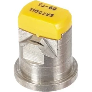 Teejet - TJ6011002VS - Ugello a doppio ventaglio piatto TJ 110° 02 giallo acciaio inossidabile