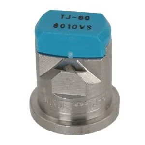 Teejet - TJ608010 - Ugello a doppio ventaglio piatto TJ 80° 10 azzurro acciaio inossidabile