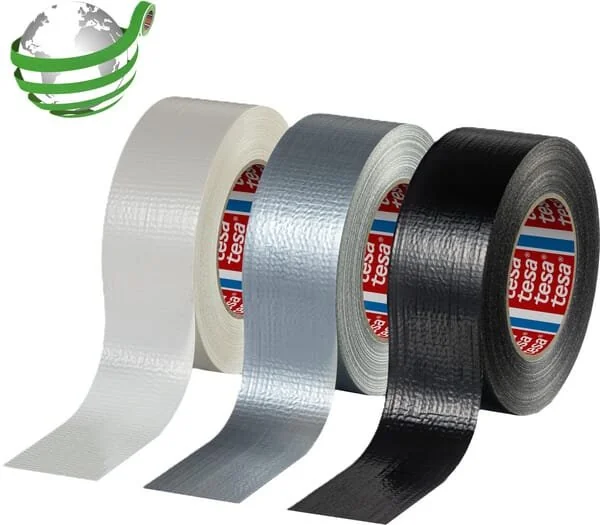 Tesa - T604620000600 - Nastro adesivo telato PCR per impieghi gravosi 50m x 50mm bianco