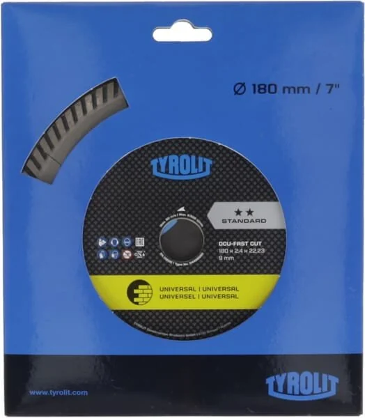 Tyrolit - 34499992 - Disco da taglio DCUS1 180mm