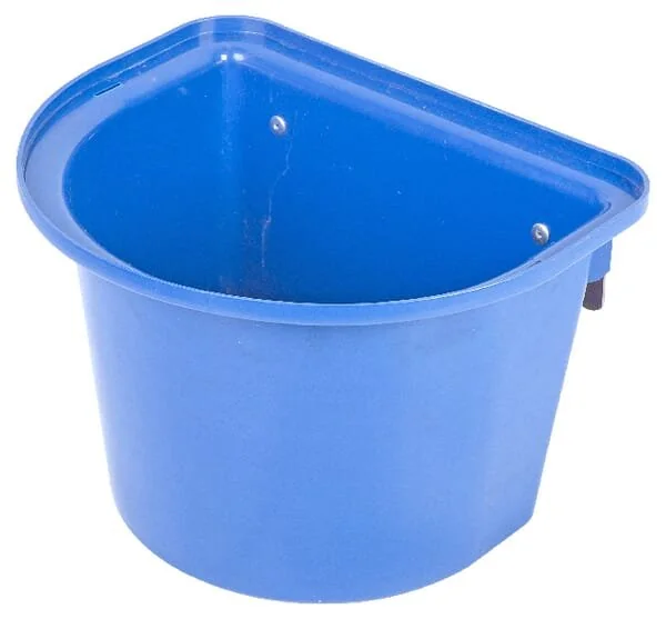 Unbranded - 16203286 - Mangiatoia portatile con ganci in metallo blu