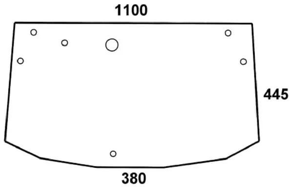Unbranded - 294812051010N - Lunotto posteriore