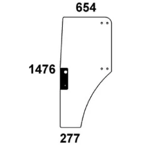 Unbranded - ER047314N - Vetro porta