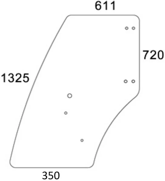 Unbranded - F329810030150N - Vetro porta