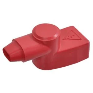 Unbranded - ICB10R - Cappuccio di protezione rosso per morsetto batteria