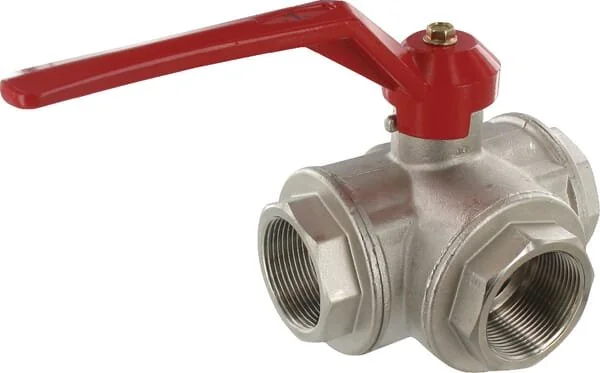 Unbranded - KS3112L - Valvola a sfera 3 vie L 1 1/2" BI/BI