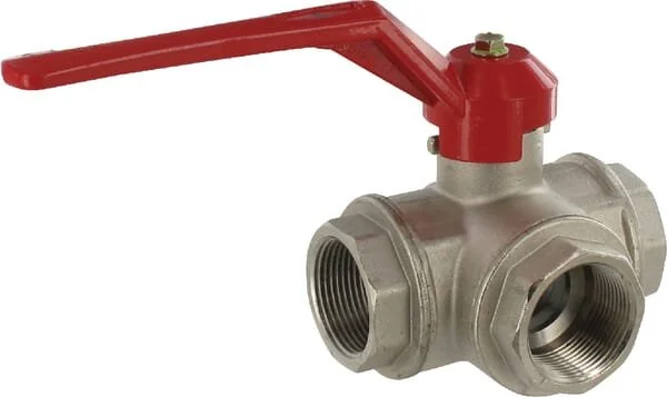 Unbranded - KS3114T - Valvola a sfera 3 vie T 1 1/4" BI/BI