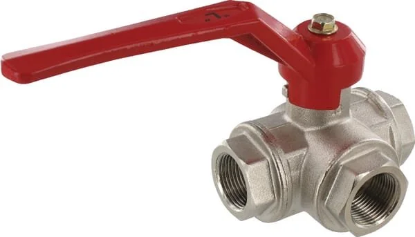 Unbranded - KS334L - Valvola a sfera a 3 vie L 3/4" BI/BI