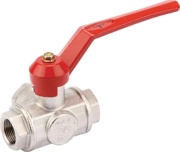 Unbranded - KS334T - 3-way ball valve T 3/4" bi/bi - 8017685000616