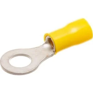 Unbranded - LA9055P001 - Connettore ad anello, Giallo, 4-6mm²