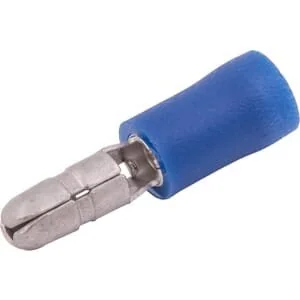 Unbranded - LA9325P001 - Connettore a proiettile maschio, blu, 1.5-2.5mm² 4mm