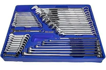 Vapormatic - VLA1673 - Set chiavi combinate 44pz metriche