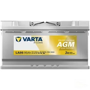 Varta - 840095085 - Batteria 850A LA95 professionale a doppio scopo AGM