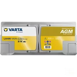 Varta - 840105095 - Batteria 950A LA105 professionale a doppio scopo AGM