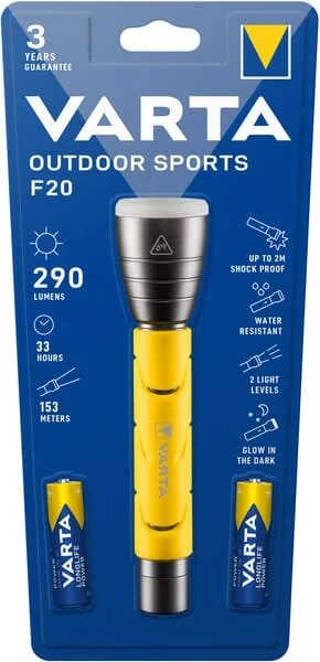 VARTA Consumer Batteries - 18628 - Torcia 5 W LED 2 AA