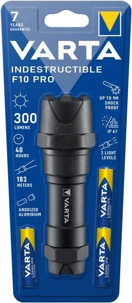 VARTA Consumer Batteries - 18710 - Torcia indistruttibile F10 PRO