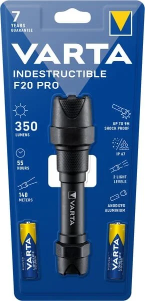 VARTA Consumer Batteries - 18711 - Torcia indistruttibile F20 PRO