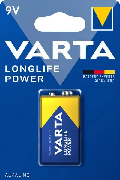 VARTA Consumer Batteries - 4922 - Batteria E 6LR61 (1x)