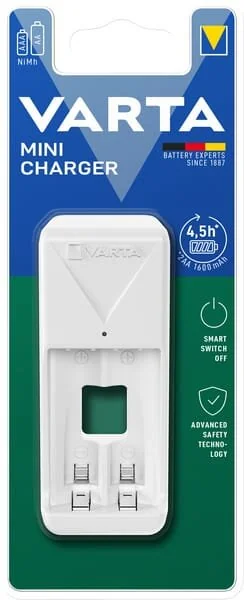 VARTA Consumer Batteries - 57656 - Caricabatterie Mini Charge