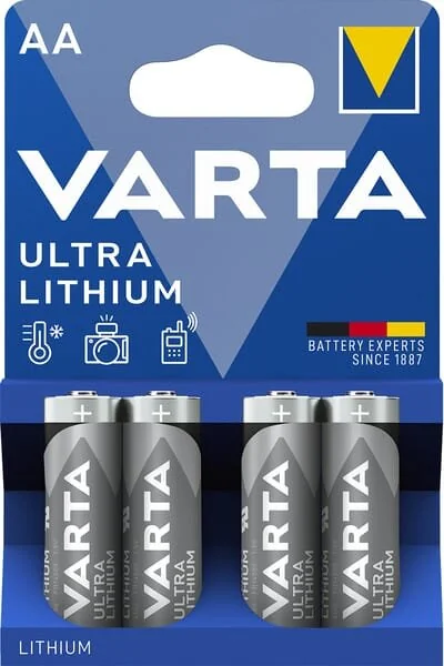 VARTA Consumer Batteries - 6106301404 - Batterie al litio AA (4)