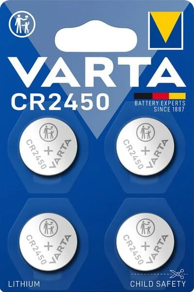VARTA Consumer Batteries - VT6450101404 - Batterie CR 2450 (4x)